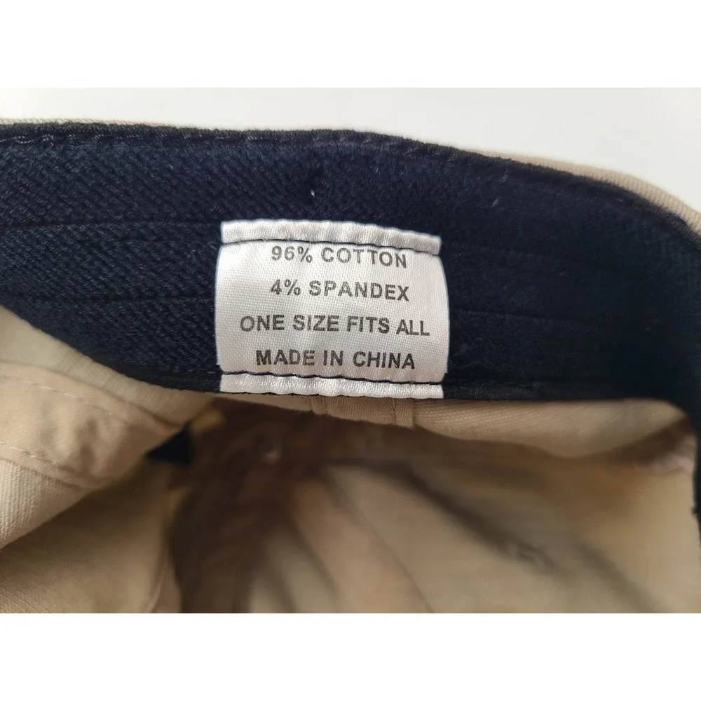 Lochinvar‎ Golf Club Flex Fitted OSFA Hat Cap Course Houston TX Men Women Beige
